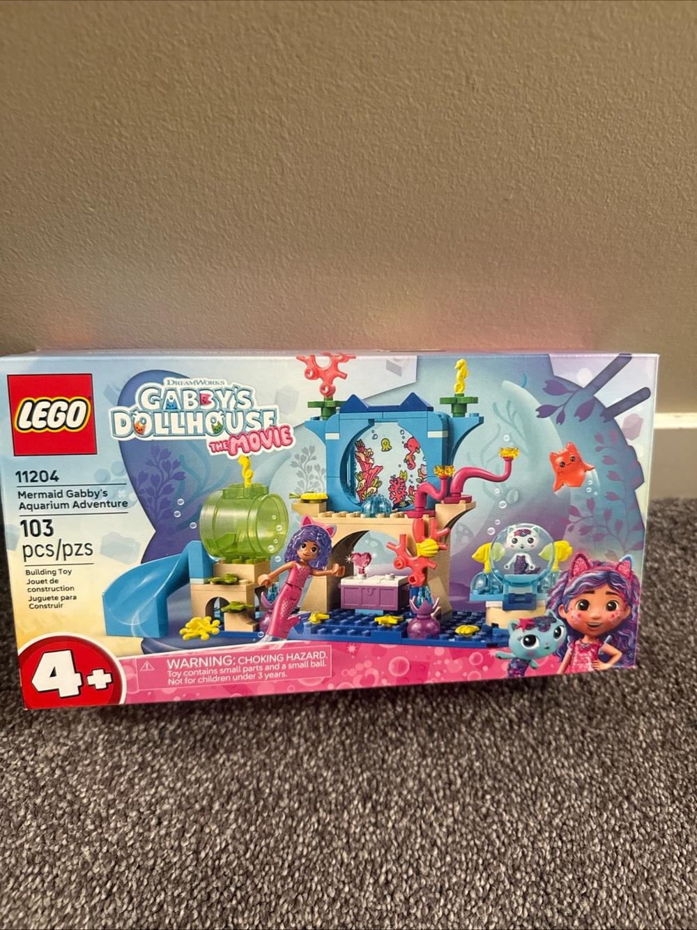 LEGO Gabbyโs Dollhouse Mermaid Gabby Aquarium Adventure - New